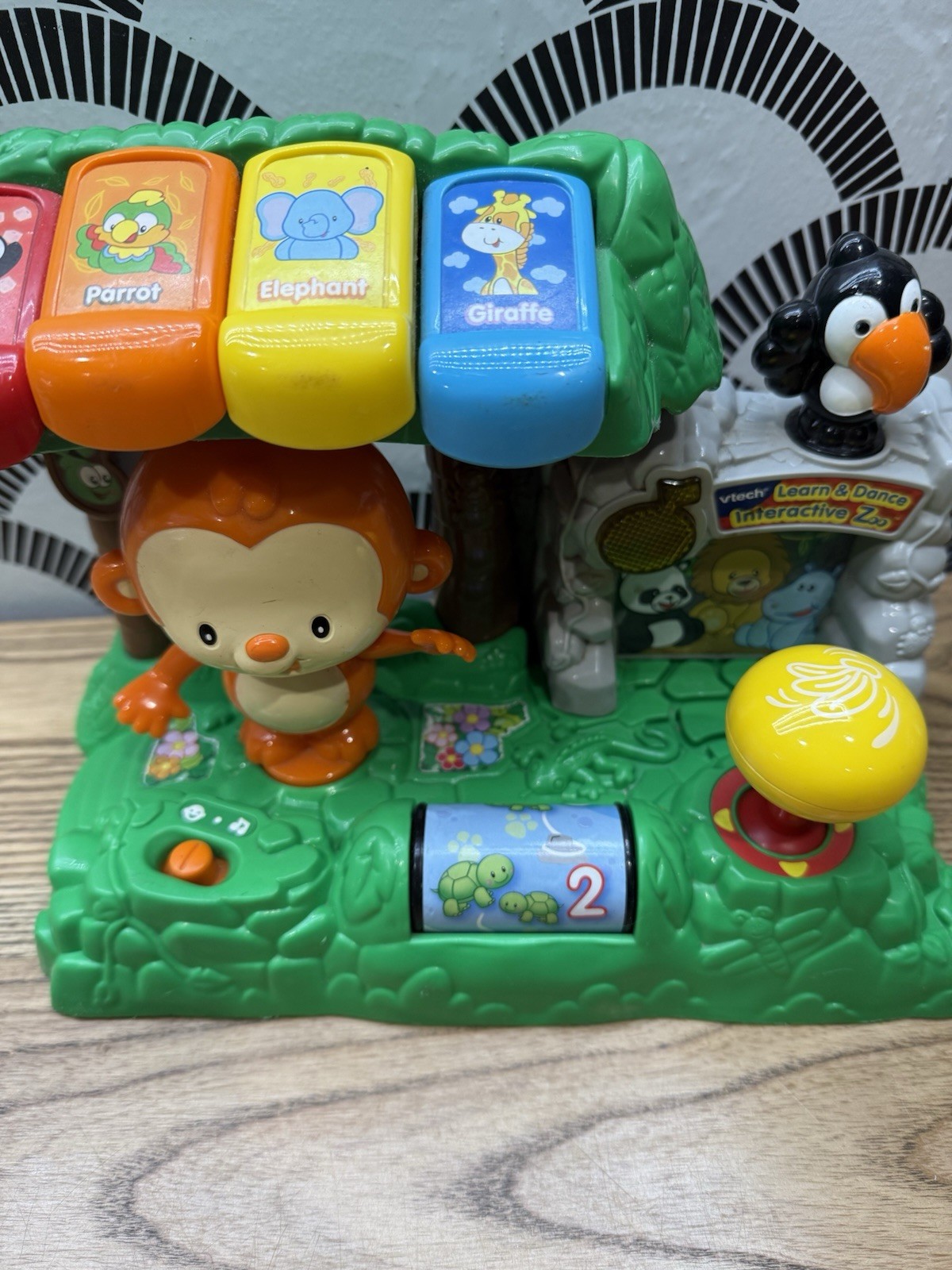 Vtech Learn and Dance Interactive Zoo Baby Learning Musical Educational Monkey