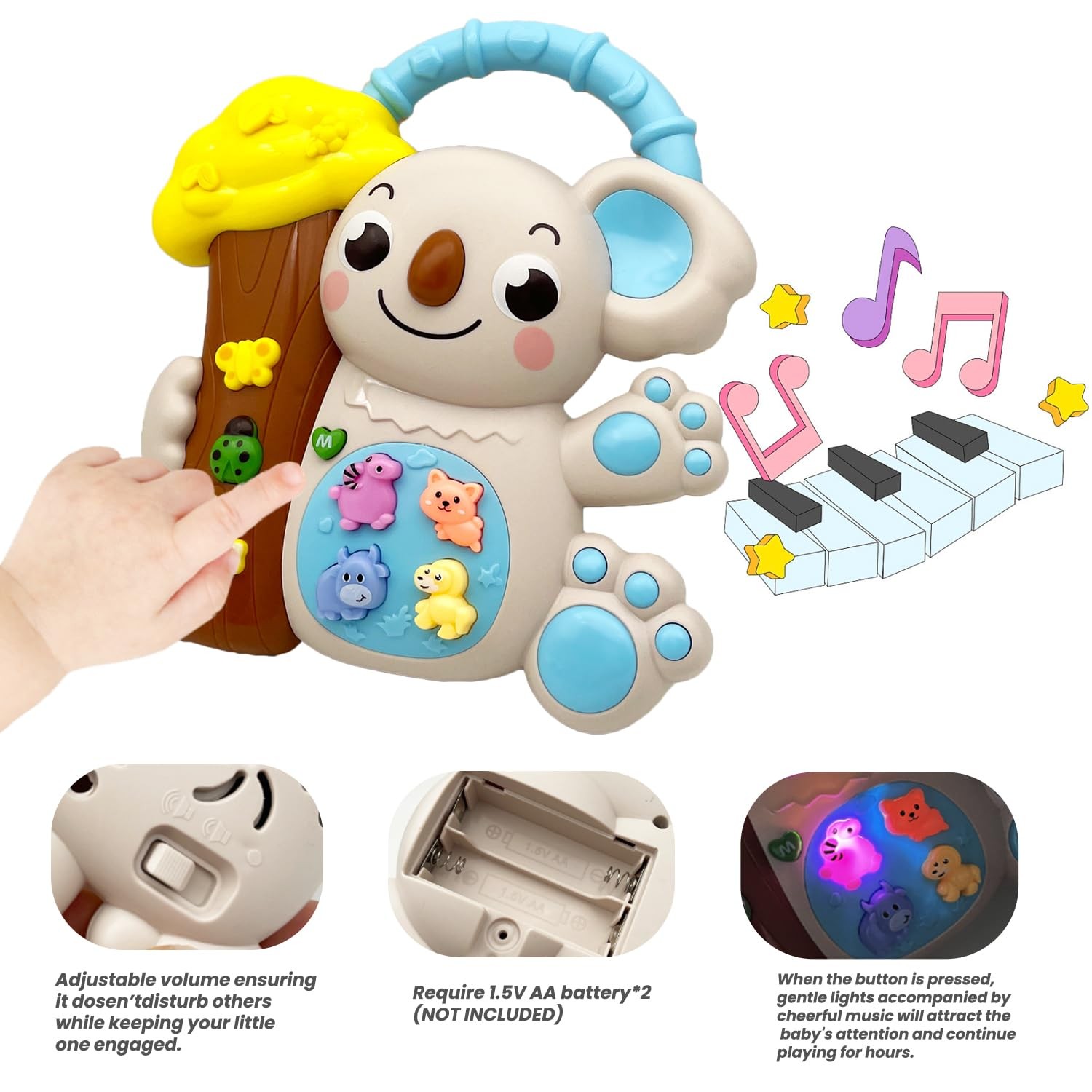 Baby Boy Girl Toys Gifts 12-18 Months Light Up Music Toddler Early Learning