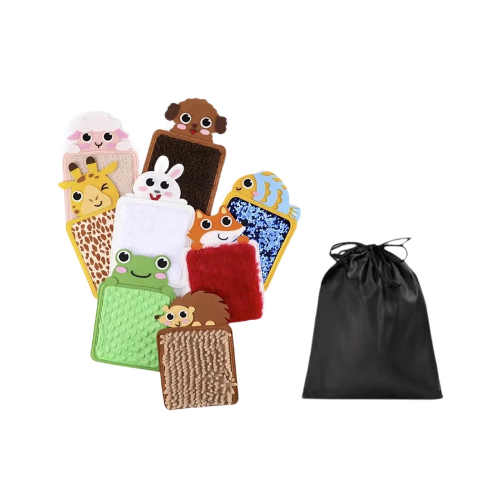 8x Sensory Mats Cute Tactile Play Educational Learning Toys Textured Sensory