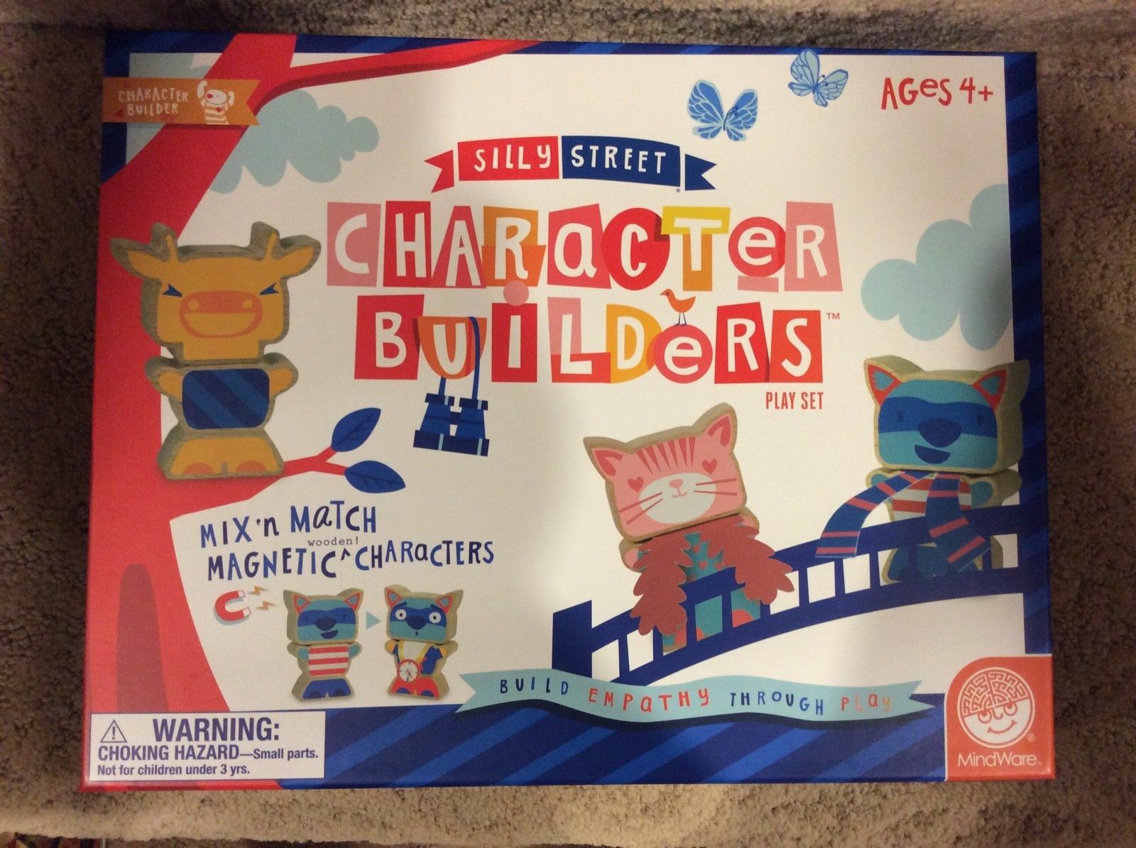 MindWare Silly Street Character Builders Playset Theatrical Kit Educational Toys