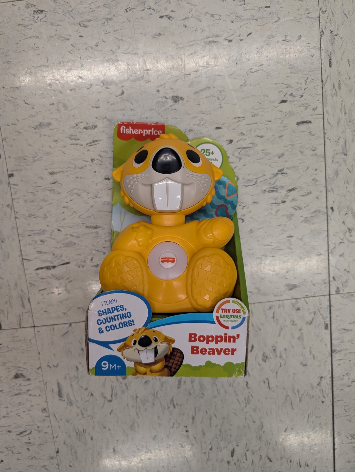 Fisher Price Boppin’ Beaver Educational Childrens Toy Linkimals Technology