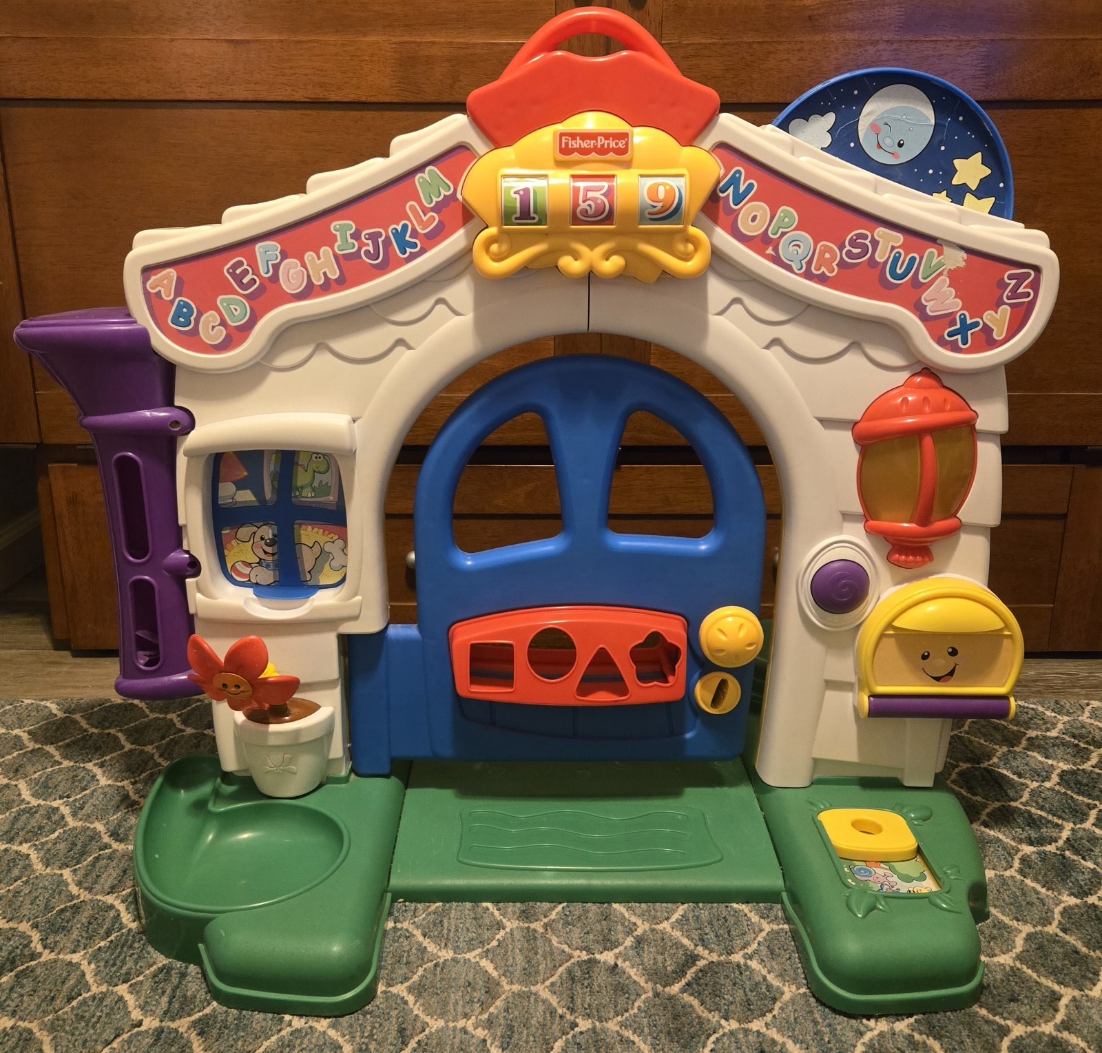 Vintage 2004 Fisher Price Laugh And Learn House – 2 Interactive Play Modes