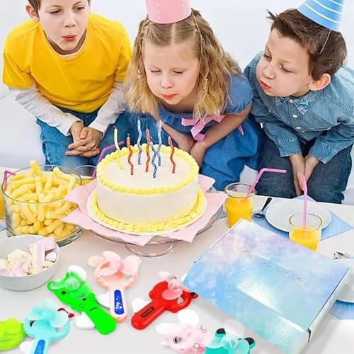 12 Cool Party Favors for Kids 8-12 Years Old -Cute Handheld Toy Fans, Novelty