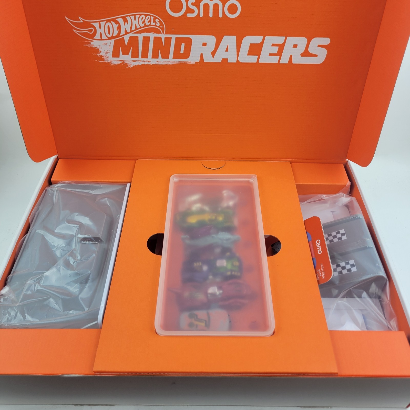2017 Osmo Hot Wheels Mind Racers w/6 Exclusive Cars And Tokens. Rare New