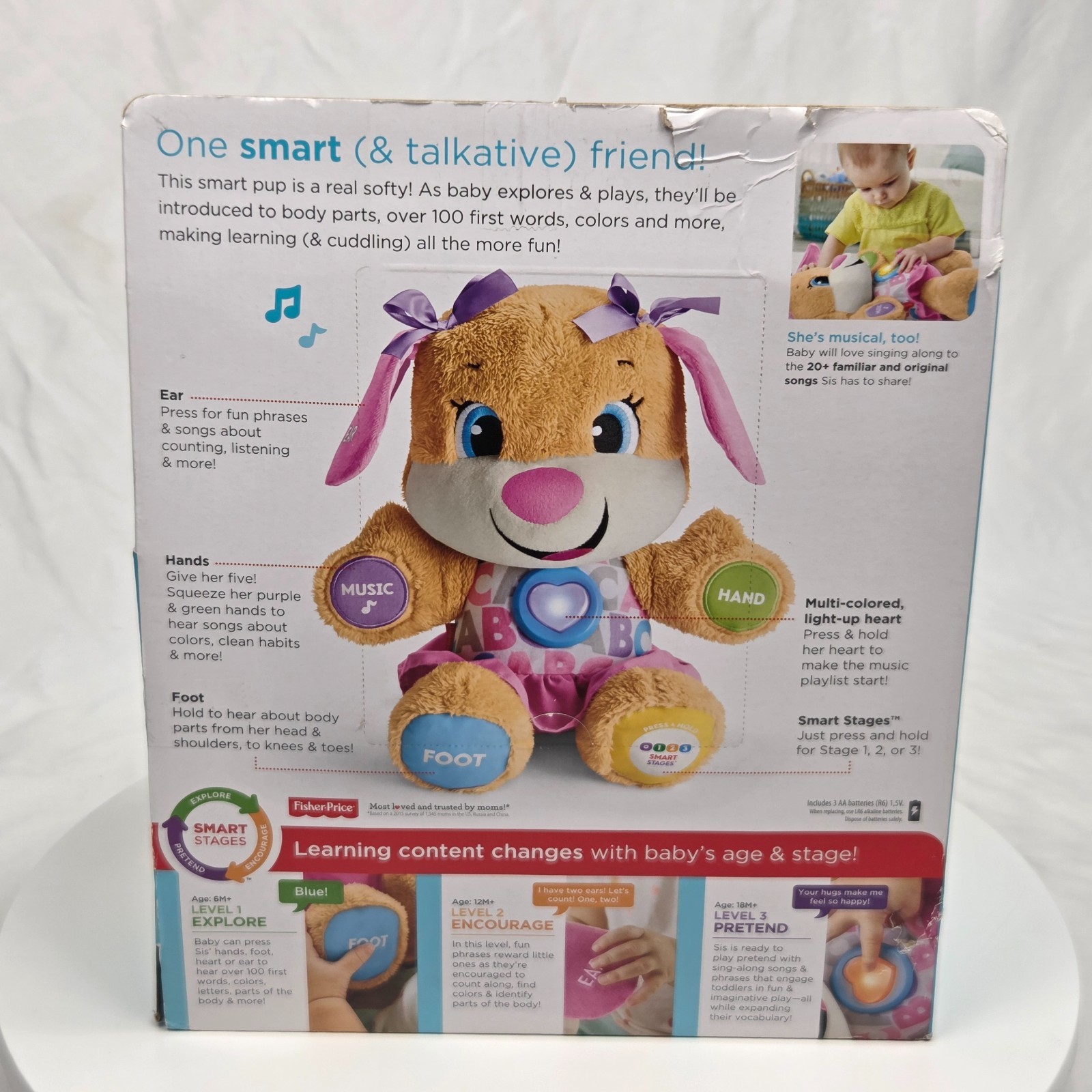 Fisher-Price FDF22 Laugh & Learn Smart Stages Sis Toy Brand NEW