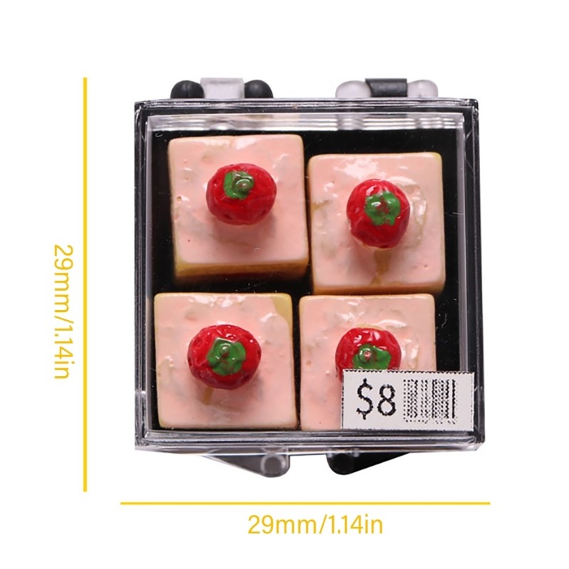 1:12 Scale Dollhouses Dessert Dollhouses Furniture Toy Lovely Pretend Play Toy