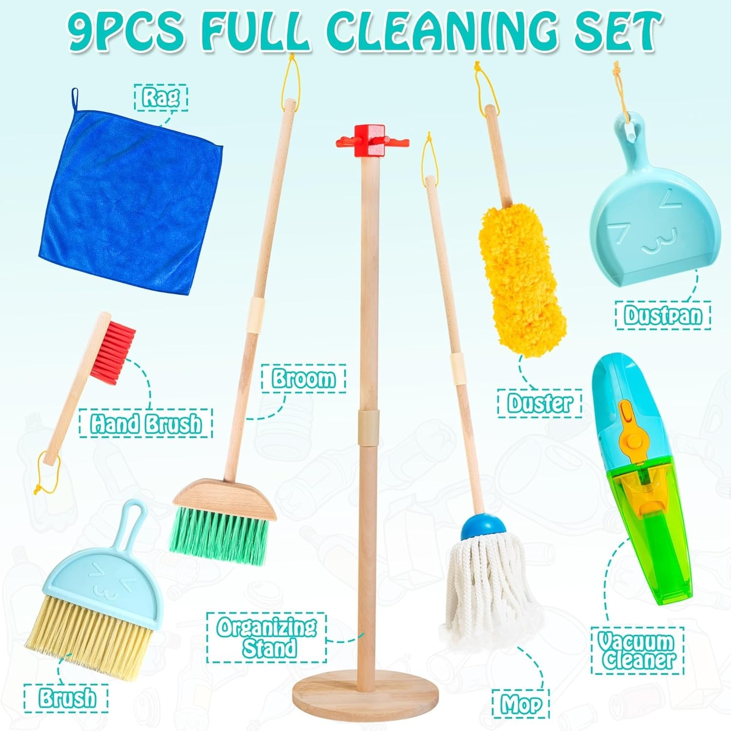 Toddler-Friendly Electric Vacuum Cleaning Set – For Imaginative House Play