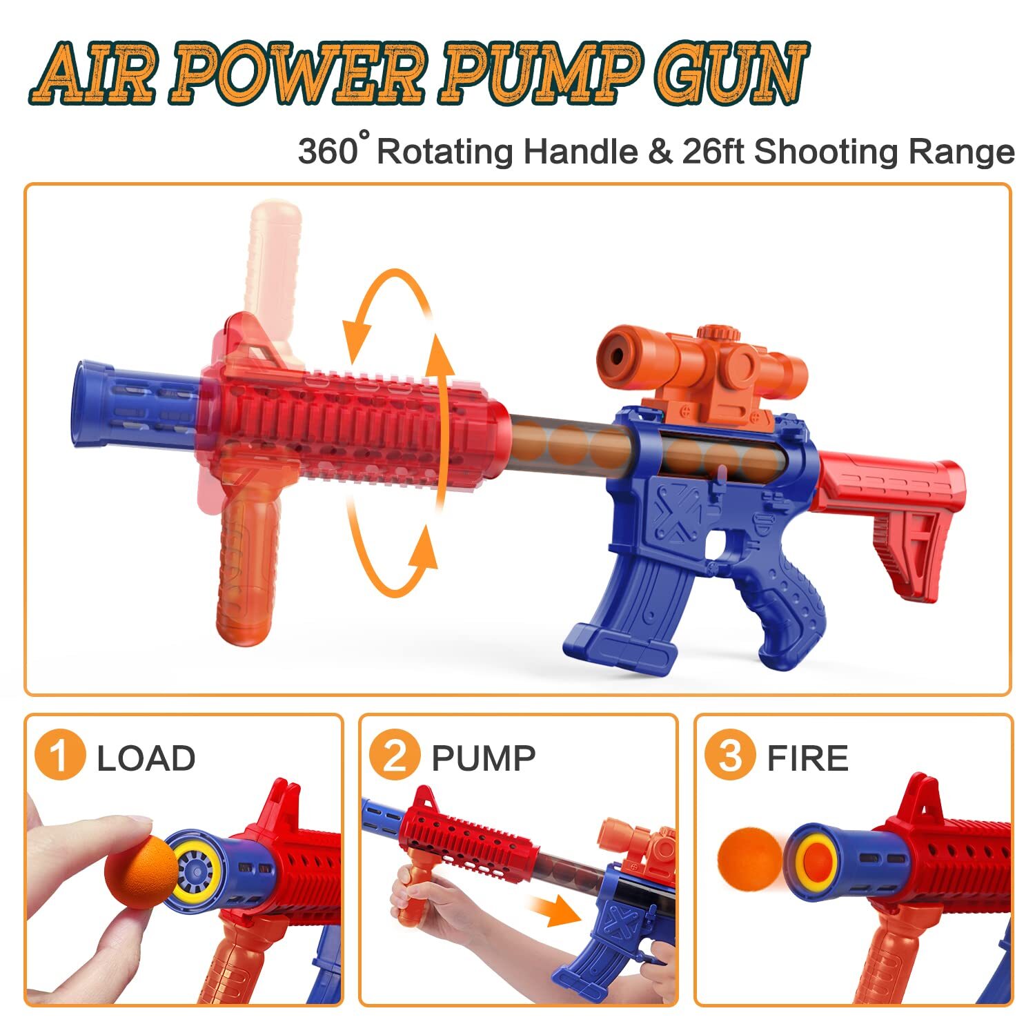 Shooting Games Toys for Age 5 6 7 8 9 10+ Year Old Boys, Kids Toy Sports &