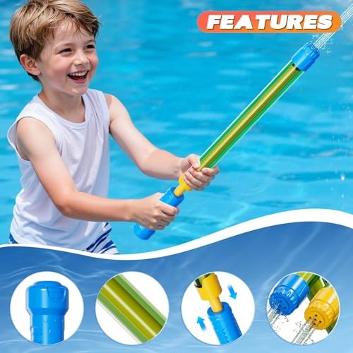 12 Pack Water Blaster Bulk Pool Toys Set for 3 4 5 6 7 8 Years Old Boys 838-13