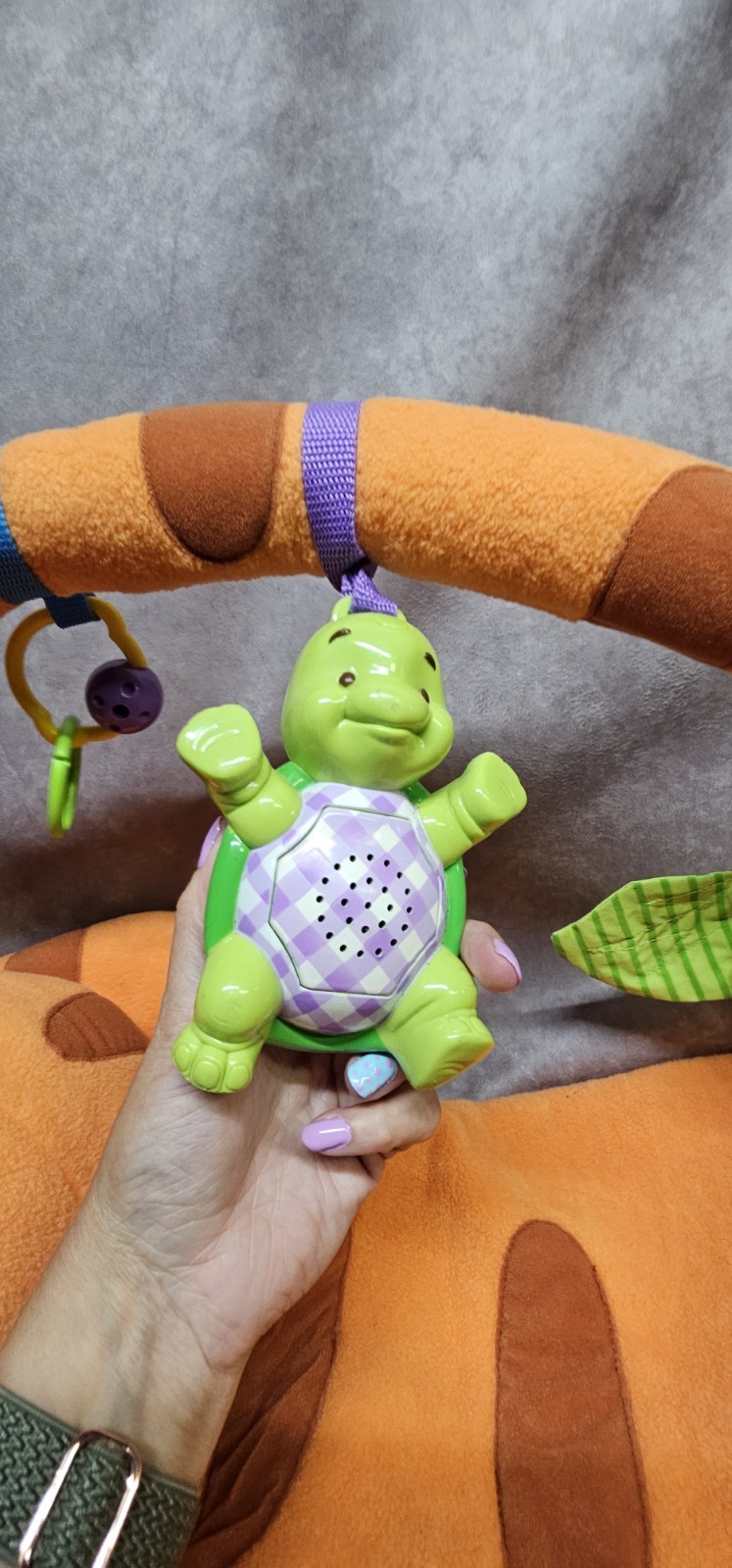 Vintage Disney Tigger Baby Floor Play Mat Activity Hanging Toys Plush READ
