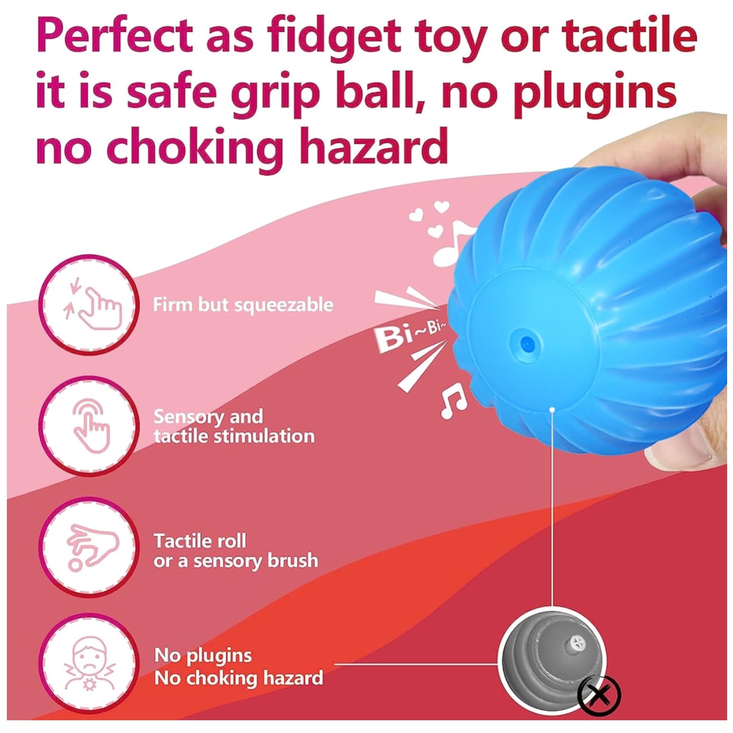 Colorful Baby Balls 3-12 – Soft Textured Sensory Toys