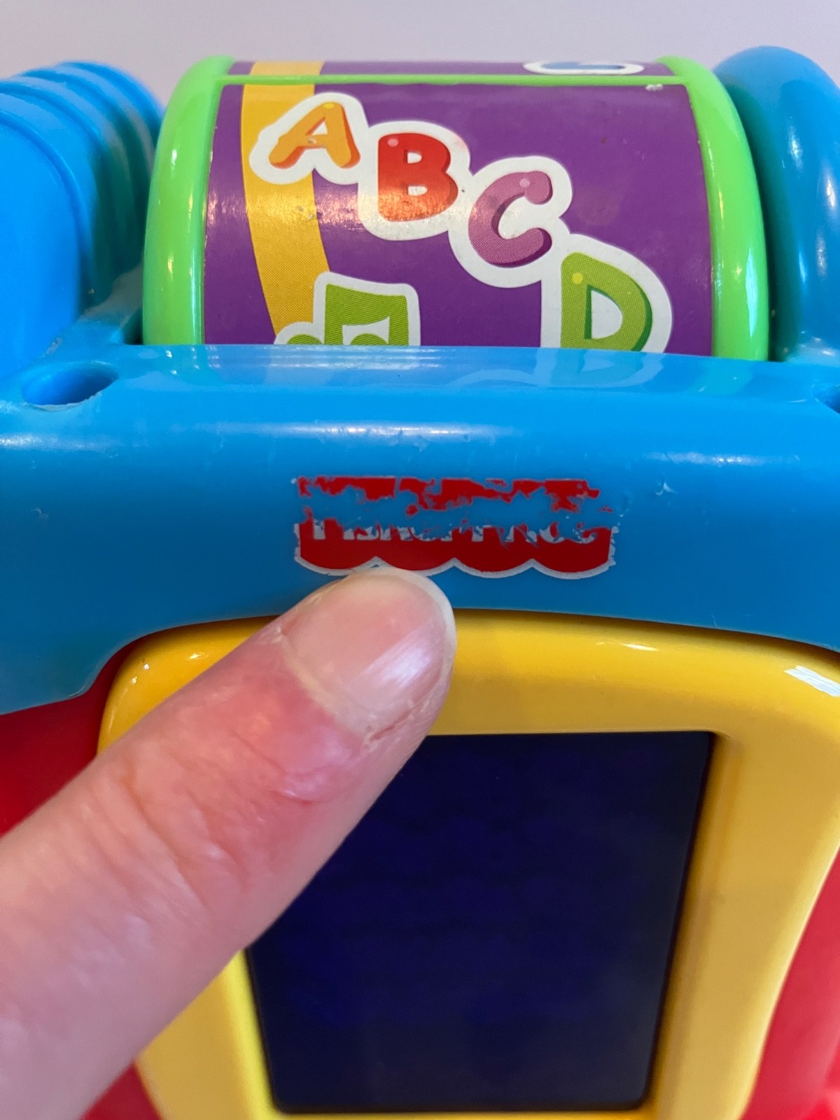Fisher Price LAUGH AND LEARN ABC Train Light Up Letters & Numbers Music RARE HTF