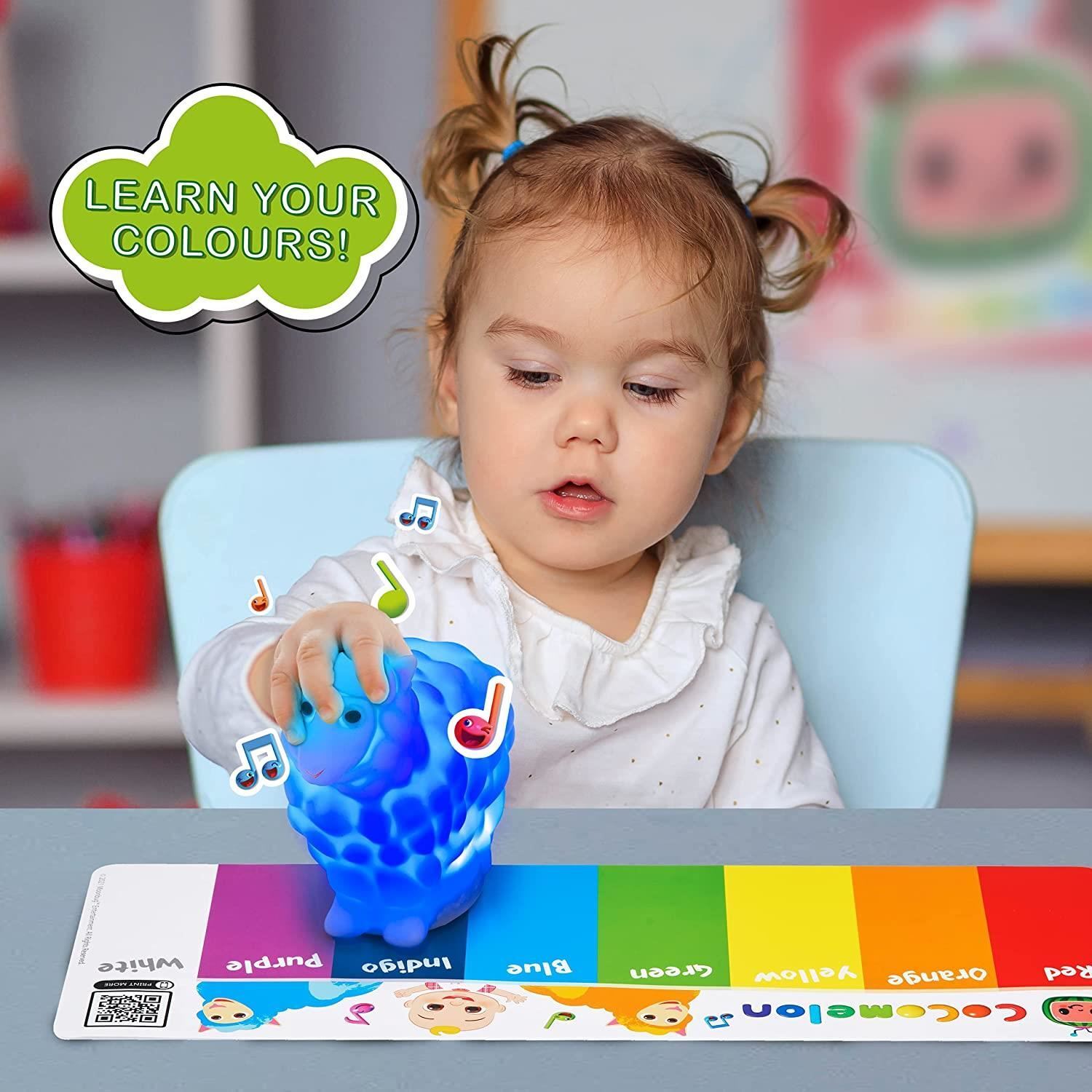 CoComelon Color Learning Musical Sheep Night Light Nursery Rhyme Interactive