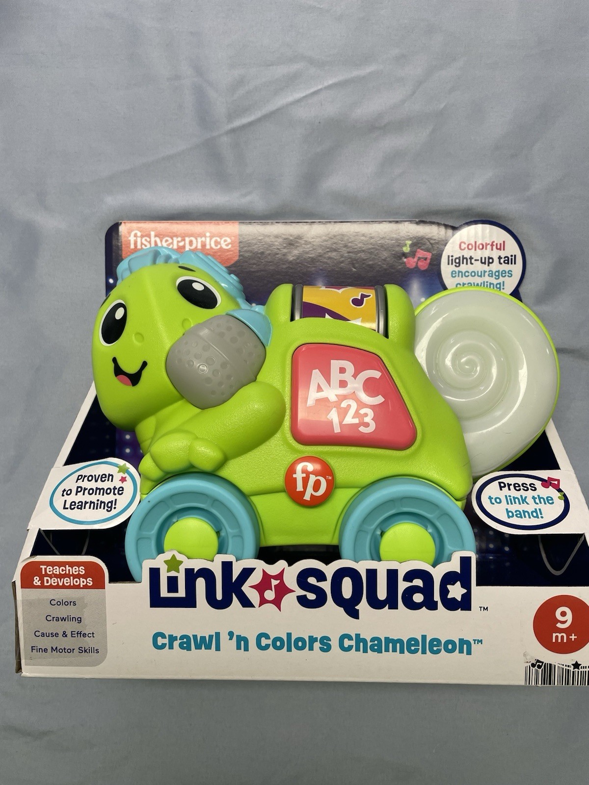 Fisher Price Link Squad Crawl n Colors Chameleon Toy Teaches And Develops