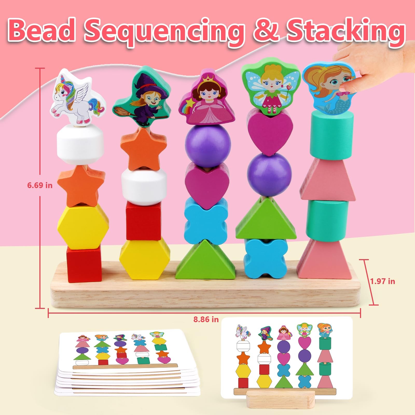 Montessori Toys for Toddlers 2 3 4 Years Old -Princess Unicorn Fairy Mermaid …