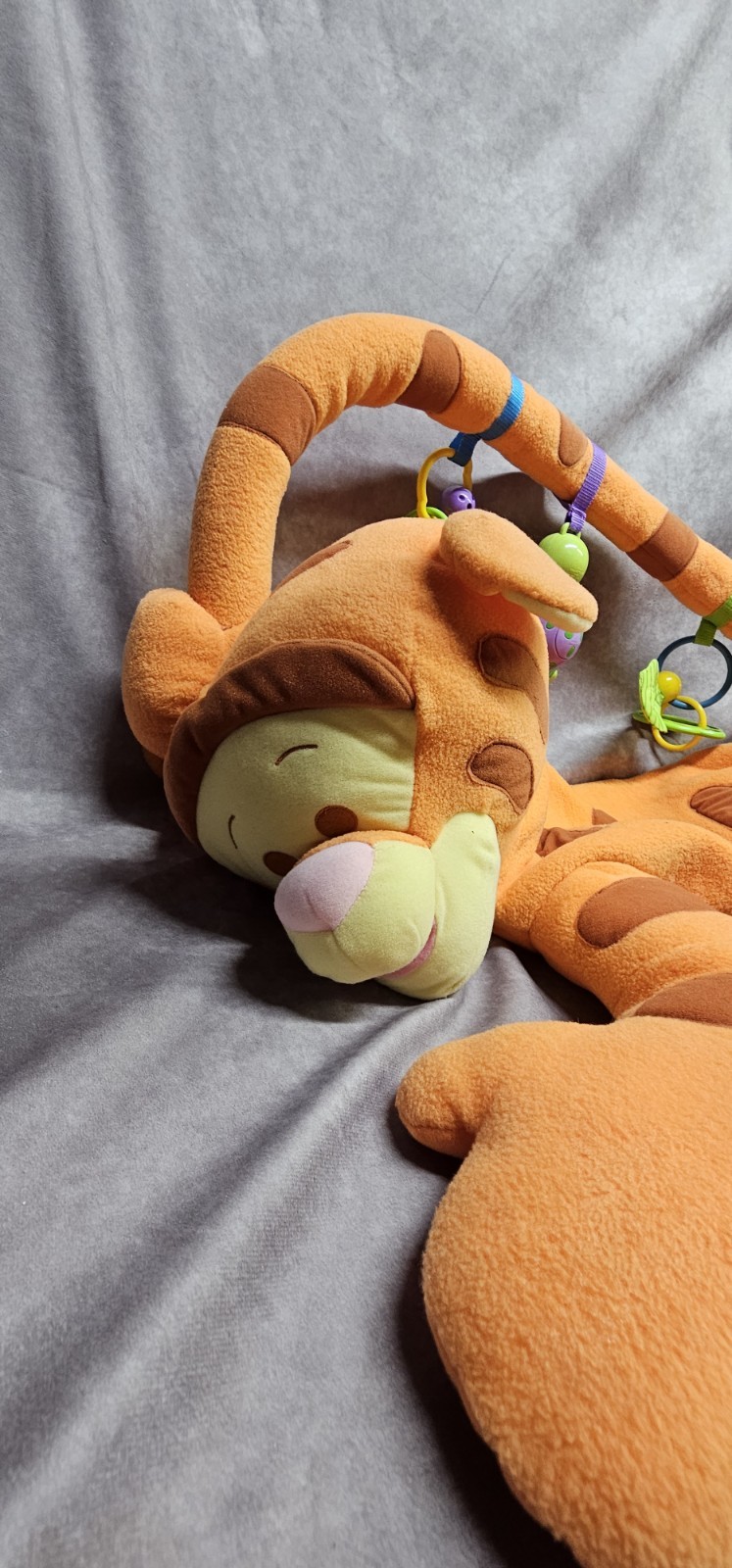 Vintage Disney Tigger Baby Floor Play Mat Activity Hanging Toys Plush READ