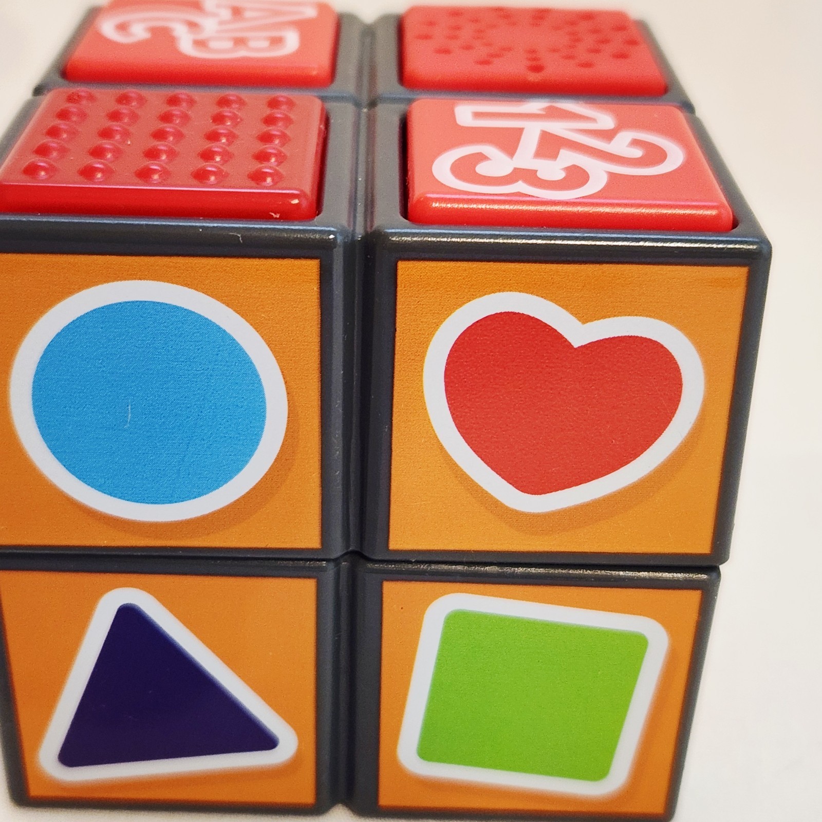 Fisher Price ABC 123 Talking Musical Cube Learning Activity Works