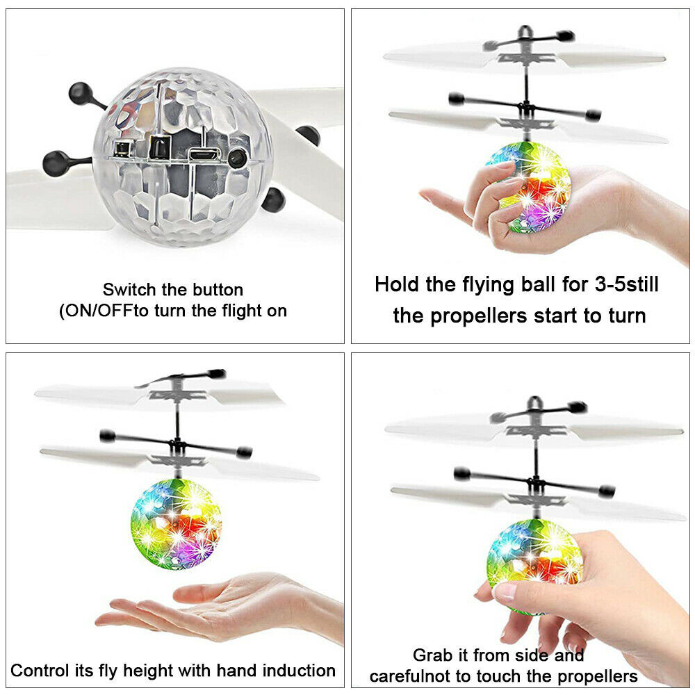 Toys for Boys Age 3 4 5 6 7 8 9 10 Year Old Kids Flying Ball MiniDrone Children