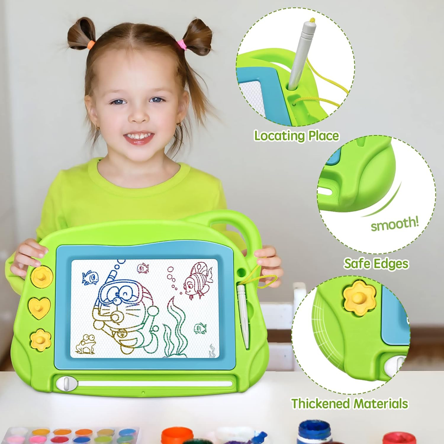 Mini Magnetic Travel Drawing Board, Educational Learning Toys for Boys & Girls