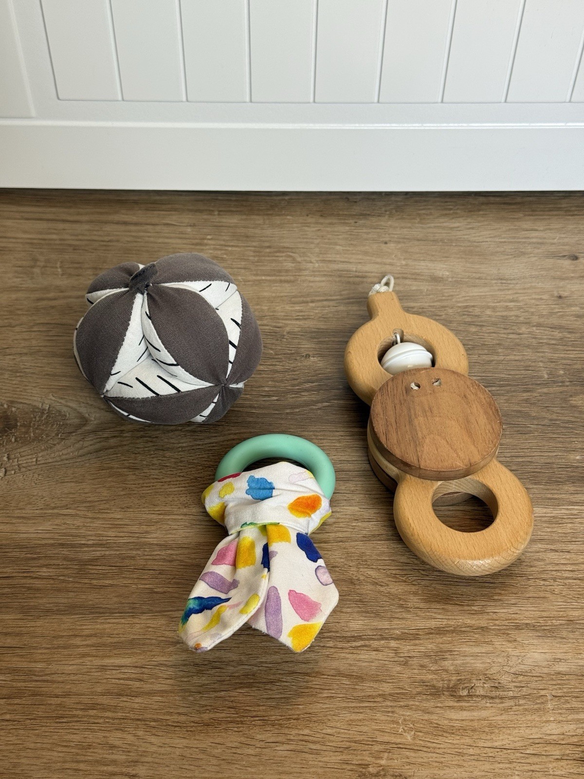 Lovevery Play Gym Replacement Toy Lot Rattle Ball Teether Teething Ring