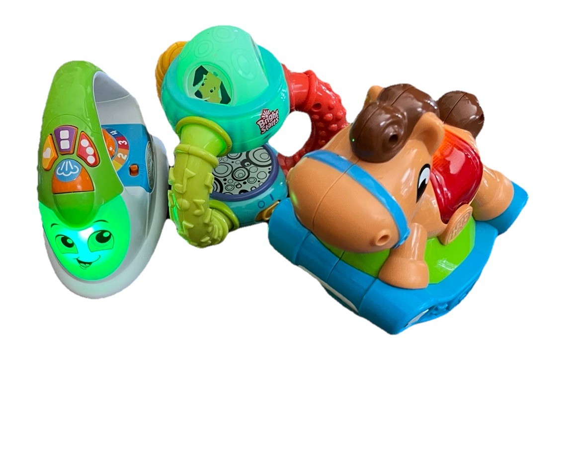 LeapFrog & Bright Starts Infant Toddler Toys Lot of 3 Lights, Sounds Movement C6