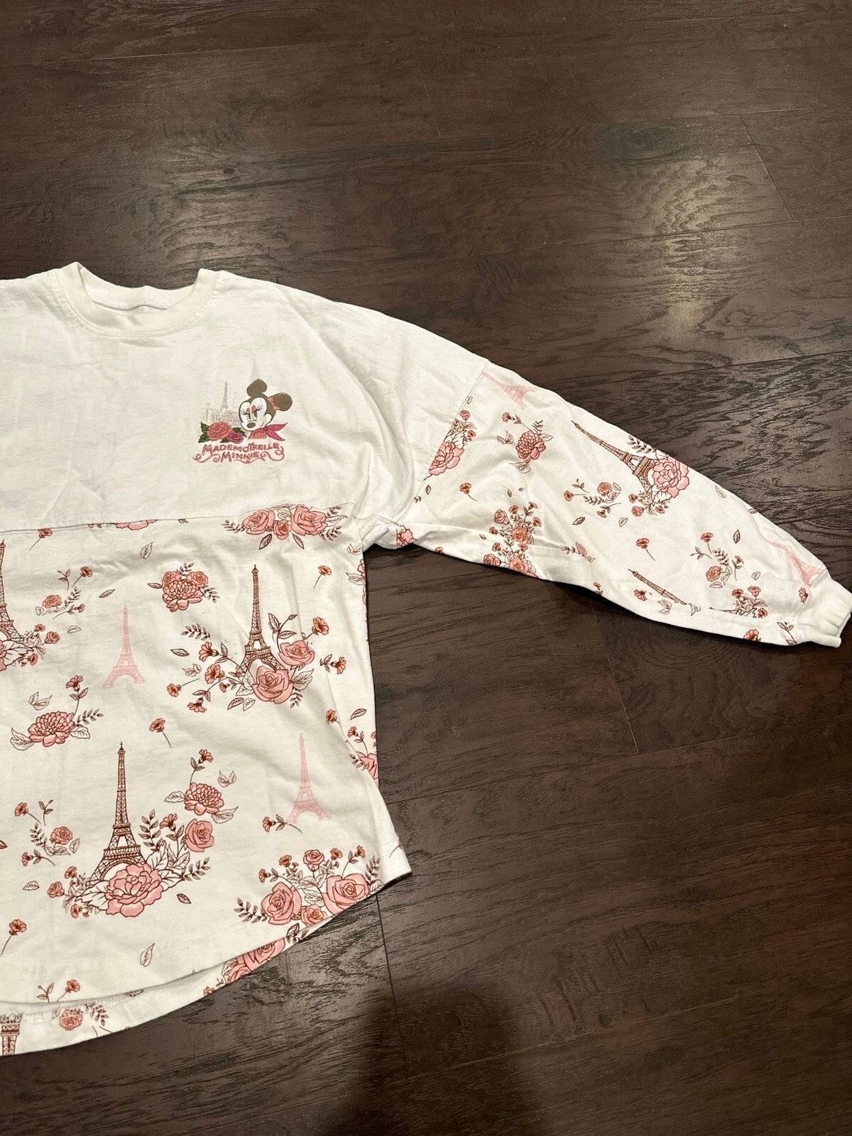 Disney World Epcot France Mademoiselle Minnie White Oh La La Spirit Jersey #112