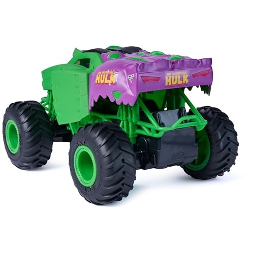 , Marvel The Hulk RC Monster Truck, 1:24 Scale, Kids Toys for Boys and Girls