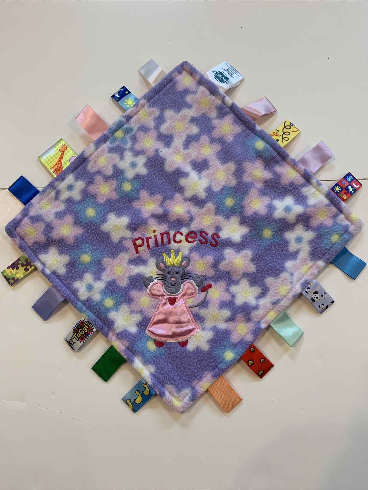 Taggies Princess Mouse Lovey Security Blankie NuNU