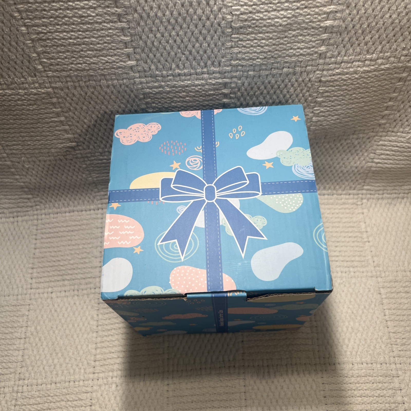 Montessori Wooden Shape Sorter Cube – 8 Rattling Shapes Sensory Educational Toy