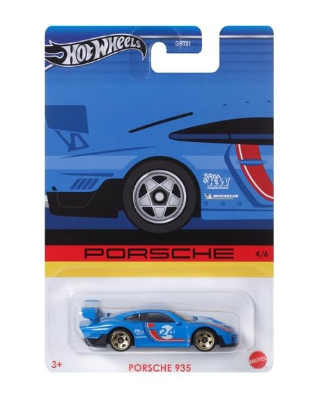 Matchbox Hot Wheels Porsche 935 4/6, Blue 5 inches x 3 x 2 inches,