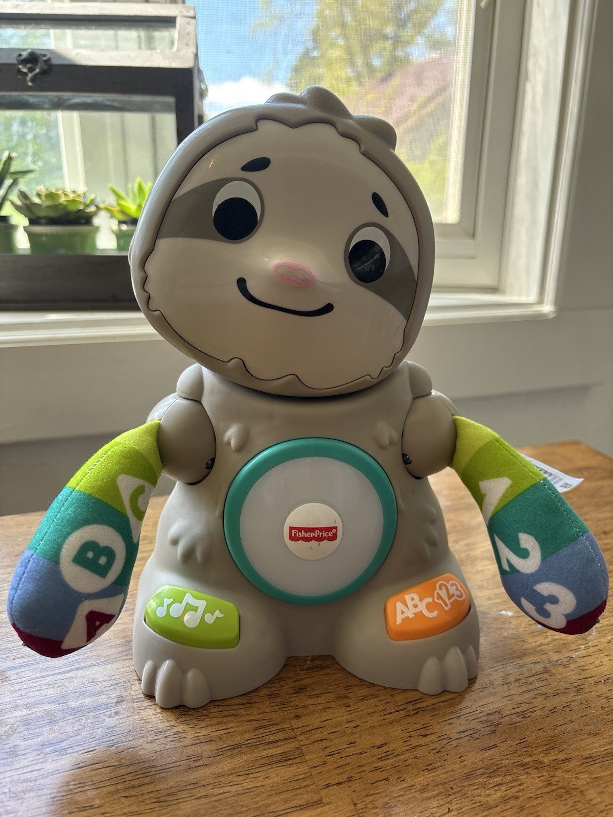Fisher Price Linkimals Smooth Moves Sloth Interactive Toy Music Lights Works