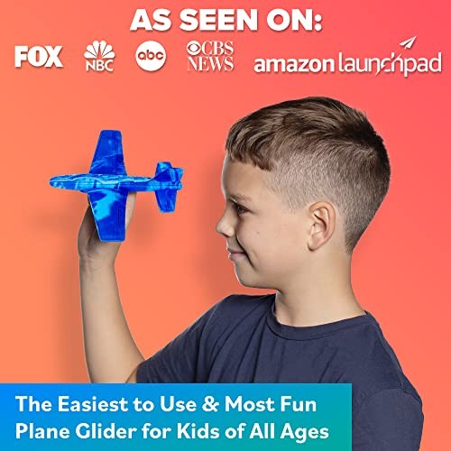 Blue Foam Airplane Toy for Kids – Best Summer Gift for Boys & Girls
