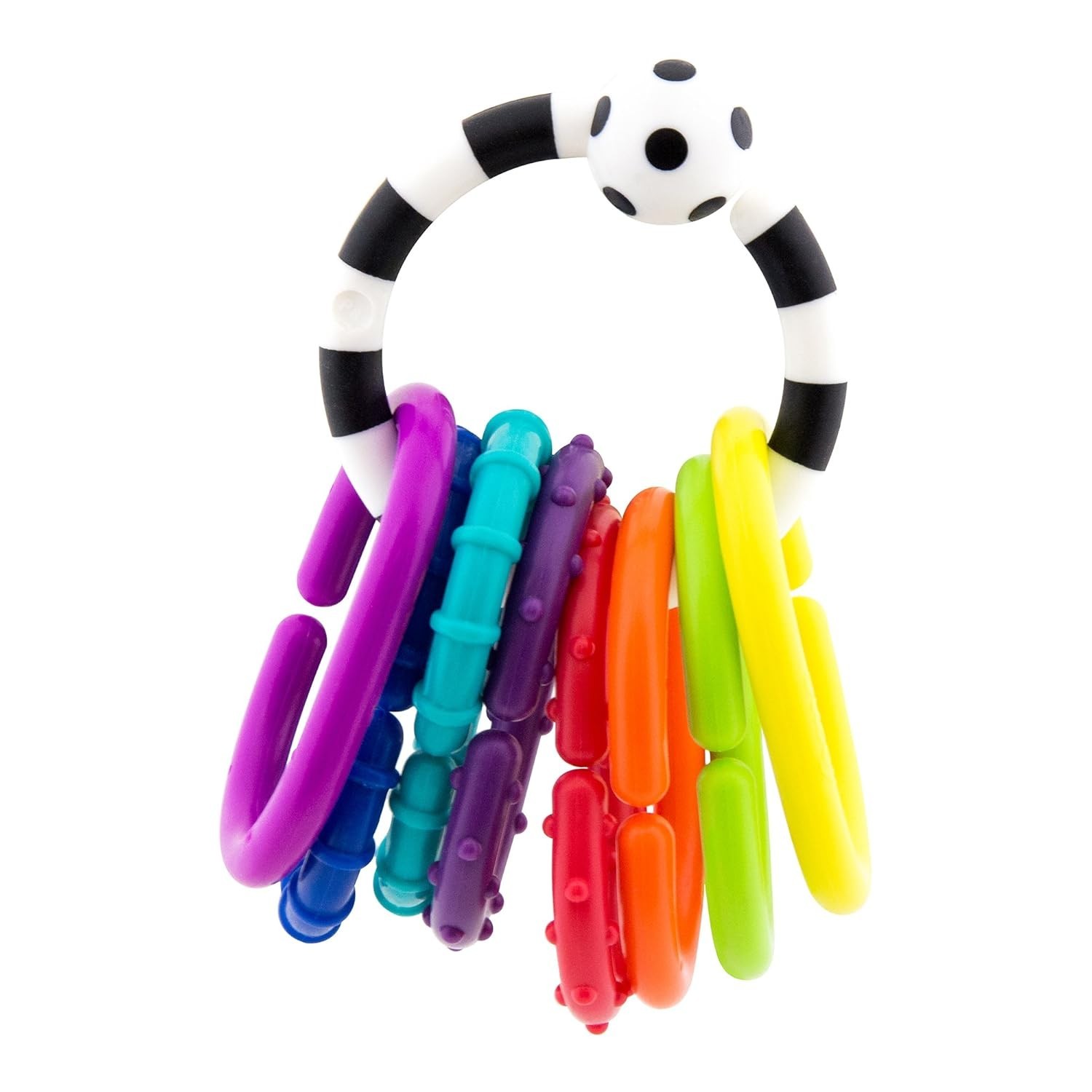 Multicolor 9 Piece Ring O Links Set – Tactile and Visual Stimulation for Babies