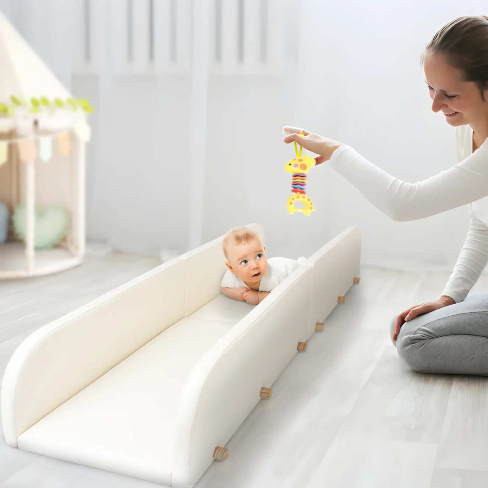 Doman Method Infant Crawling Track, Tummy Time Toy, Helps Crawl Faster