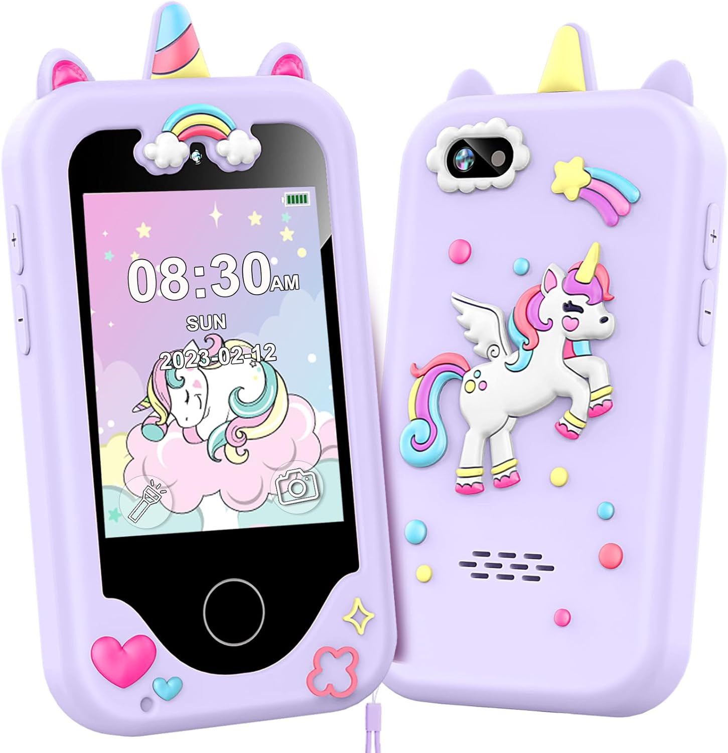 Kids Smart Phone for Girls, Christmas Birthday Gifts for Girls Age 3-10 Kids Toy