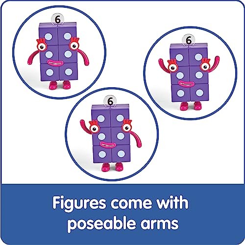 Numberblocks Friends Six to Ten Numberblocks Character Figures 5-Pack 95357