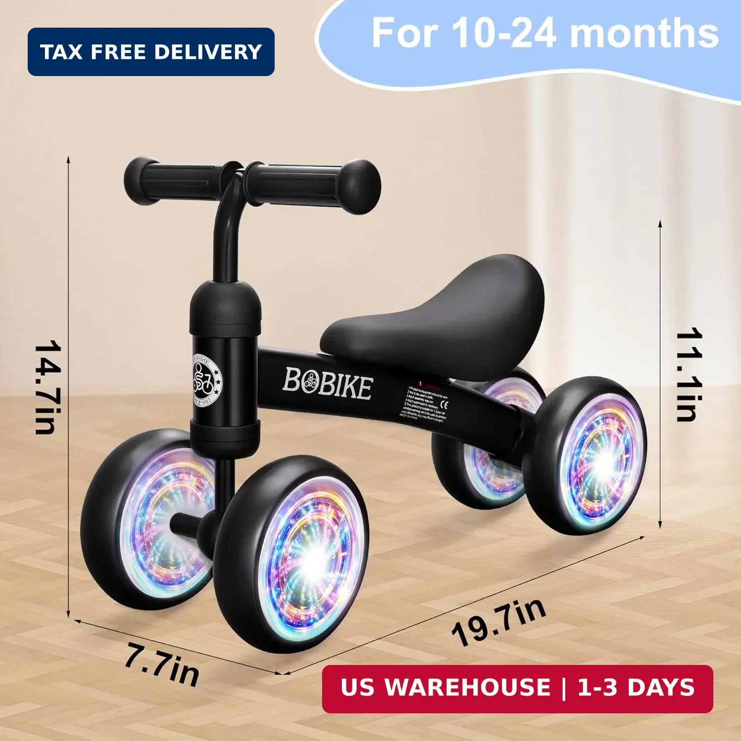 Baby Balance Bike Toys for 12-36 Months Kids Toy Boy and Girls Gifts Toddler Bes