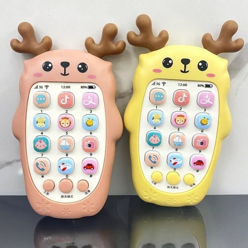 Baby Phone Toy Bilingual Music Teether Learning Educational Sound Toy Gift