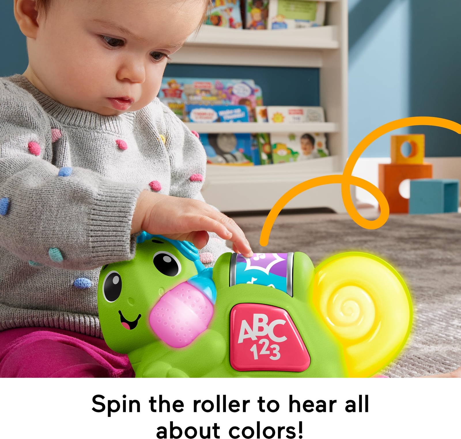 Fisher Price Link Squad Crawl n Colors Chameleon Interactive Learning Toy 25 …