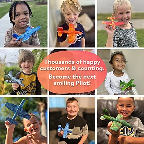 Blue Foam Airplane Toy for Kids – Best Summer Gift for Boys & Girls