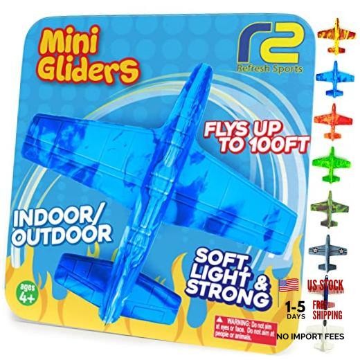 Blue Foam Airplane Toy for Kids – Best Summer Gift for Boys & Girls