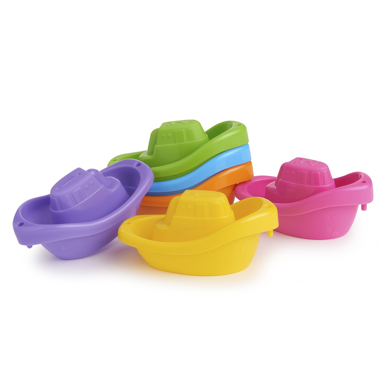 Munchkin® Little Boat Train Bath Toy, 6 Count (Pack of 1),
