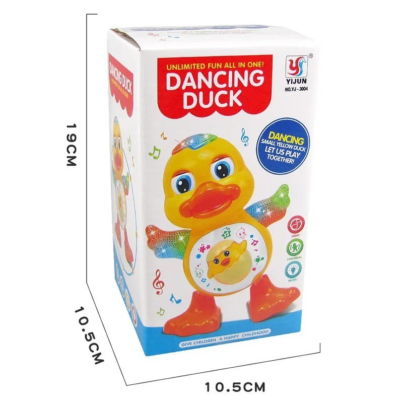 Electric Dancing Duck Toy with Music Flashing Lights Funny Kids Gift Toy USA