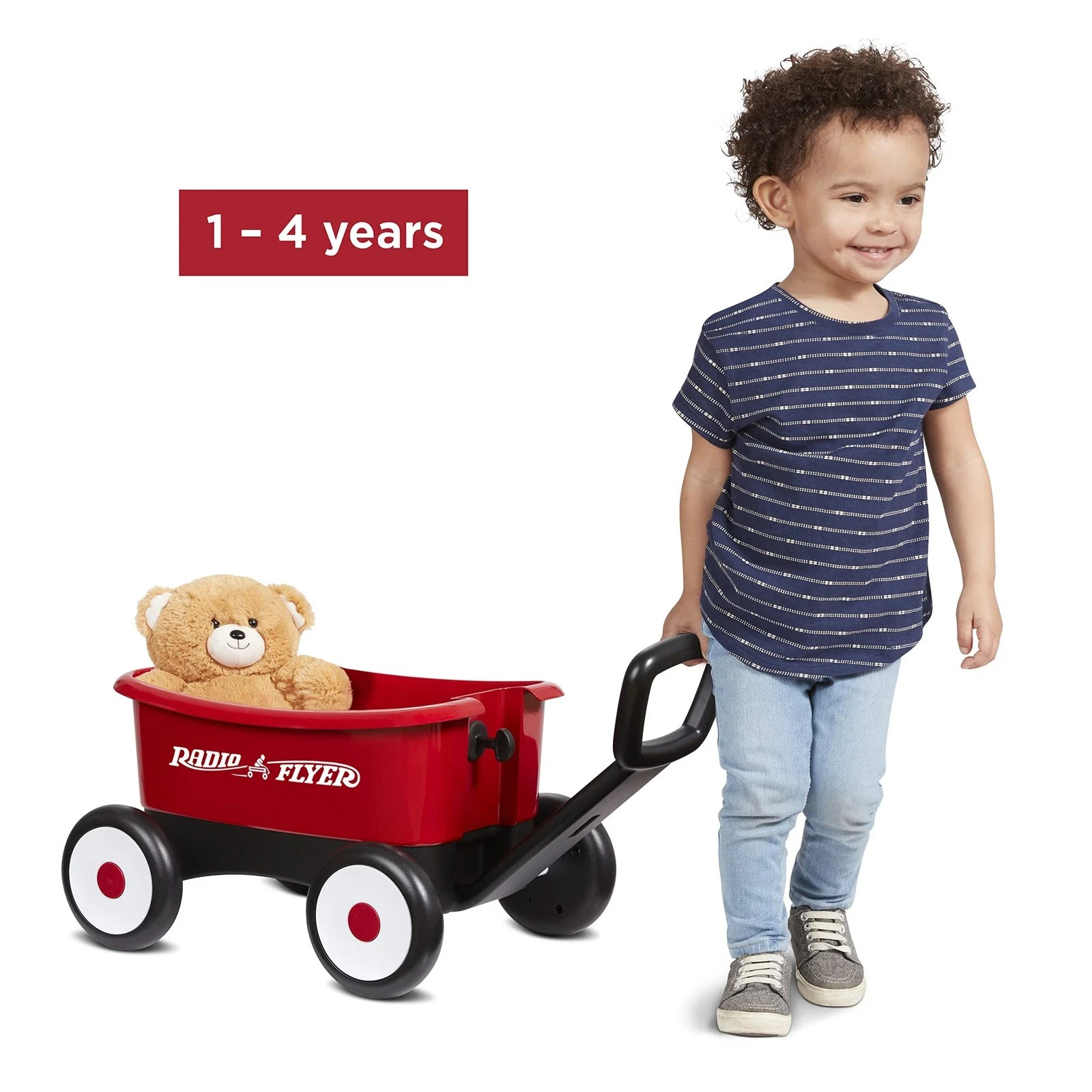 Radio Flyer My First Wagon Teddy Bear Red Mini Toy Wagon Collectible