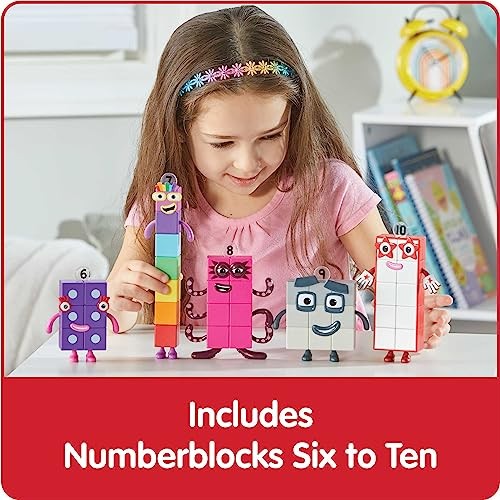 Numberblocks Friends Six to Ten Numberblocks Character Figures 5-Pack 95357