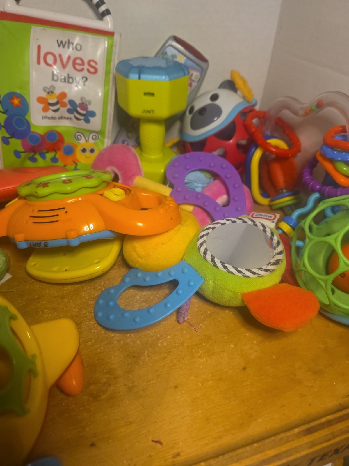 Large Lot Of 15 Developmental Baby Toys Teethers Rattles Sensory, Interactive