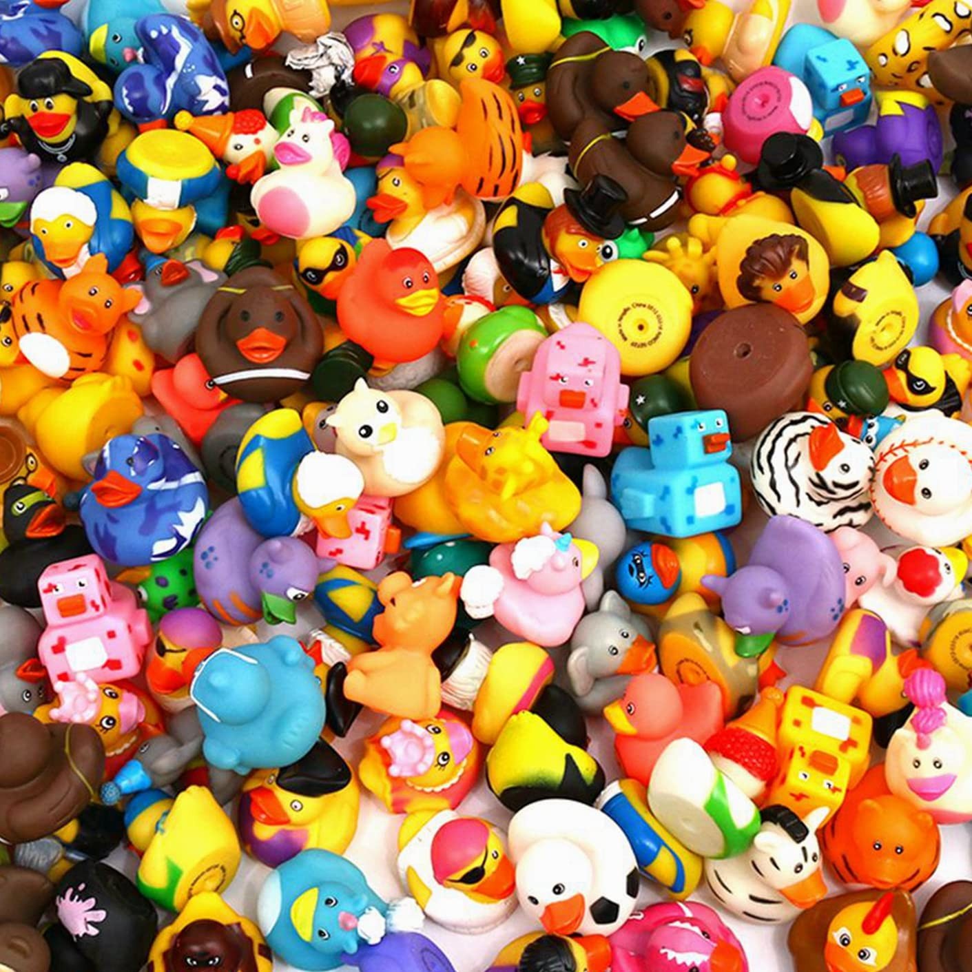 XY-WQ 200 Pack Rubber Duck for Jeeps Ducking – 2.3 of 200, Multicolor