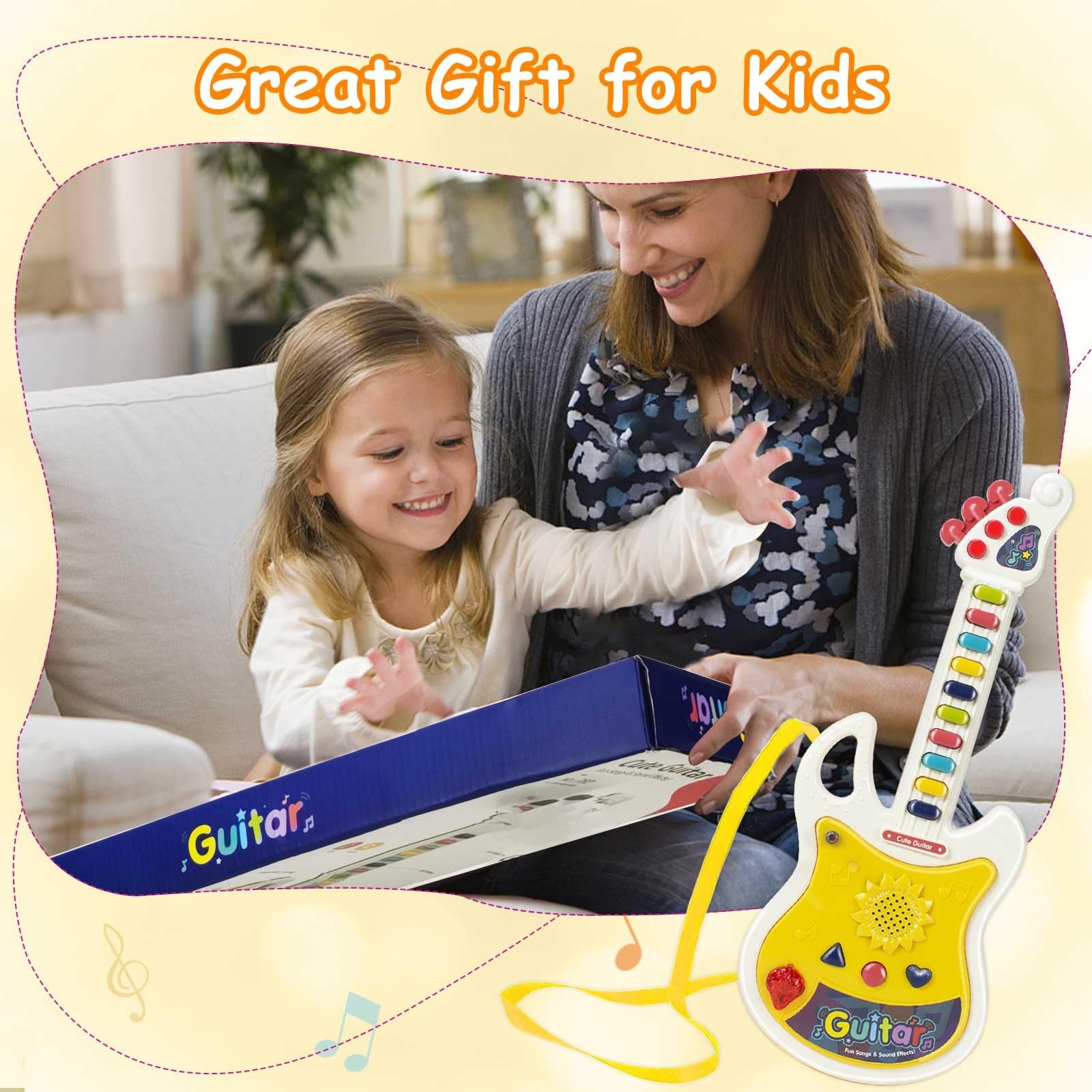 Toddler Guitar, Musical Instruments Toys for Toddlers 2 3, Montessori Karaoke…