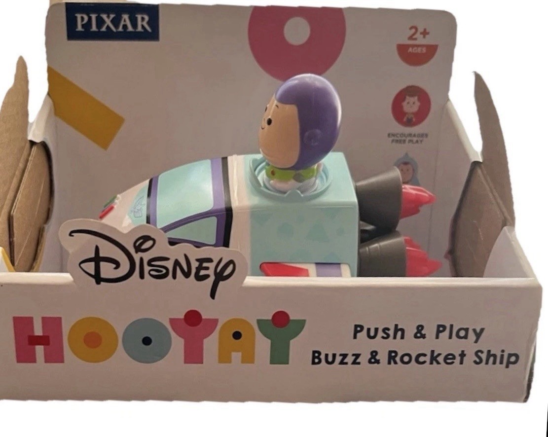 Disney Toy Story Buzz and Rocket Ship Push and Play New