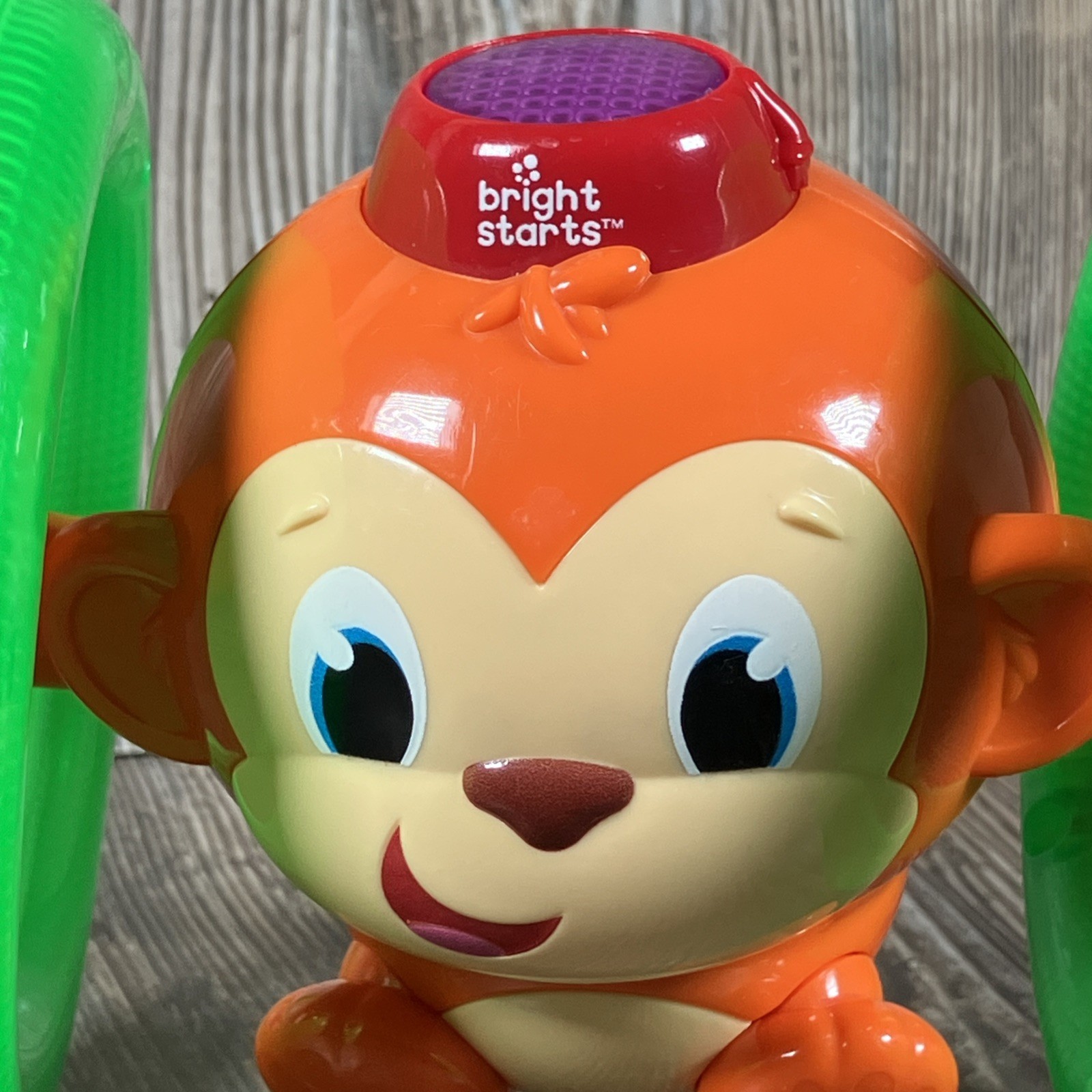 Bright Starts Roll and Glow Monkey Toy, Baby Play To Learn Lights Music VIDEO